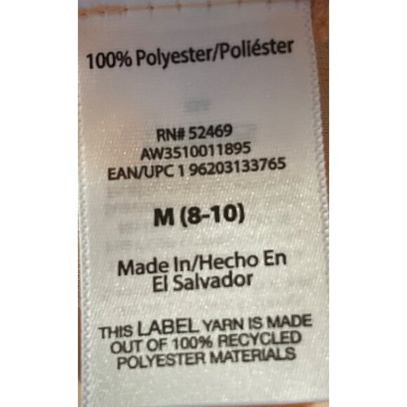 Athletic Works M (8-10) DriWorks Core SS Tee Apricot Delight Recycled Fiber - Picture 4 of 4